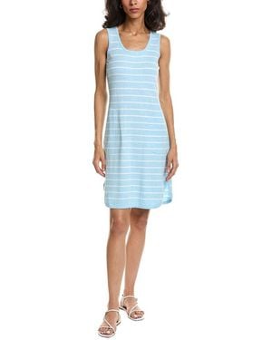 Forte Stripe Tank Cashmere-Blend Dress - Blue