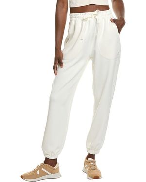 Sweaty Betty Sand Wash Cuffed Trouser - White