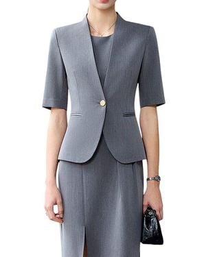Bossy Chic Blazer - Blue