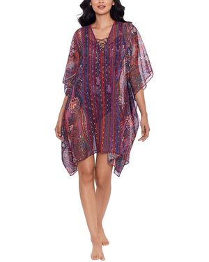Miraclesuit Caftan Cover Up - Purple