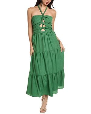 Seraphin Midi Dress - Green