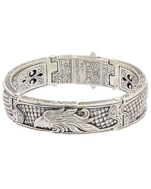Konstantino Heonos Silver Bracelet - White