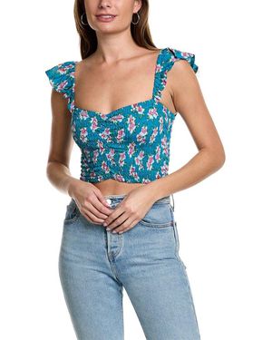 Tiare Hawaii Hollie Crop Top - Blue