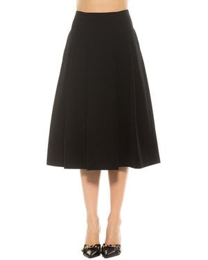 Alexia Admor Illia Pleated Skirt - Black