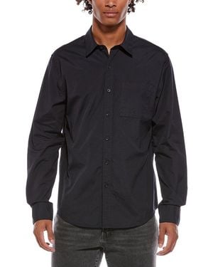 Vince Poplin Classic Shirt - Blue