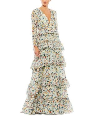 Mac Duggal Tiered Gown - Multicolour