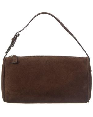 The Row Suede Shoulder Bag - Brown