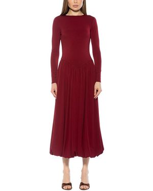 Alexia Admor Eero Midi Dress - Red