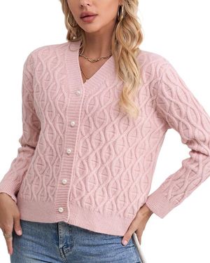 Tedora Cardigan - Pink