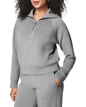 Spanx Half Zip - Grey