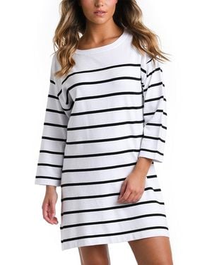 La Blanca Boat Neck Tunic - Blue