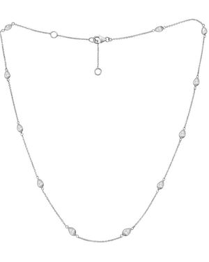 Forever Creations USA Inc. Forever Creations 14K 1.95 Ct. Tw. Diamond By The Yard Necklace - White