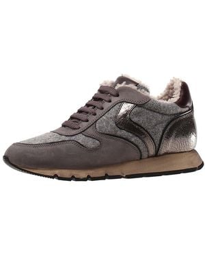 Voile Blanche Julia Leather Sneaker - Brown