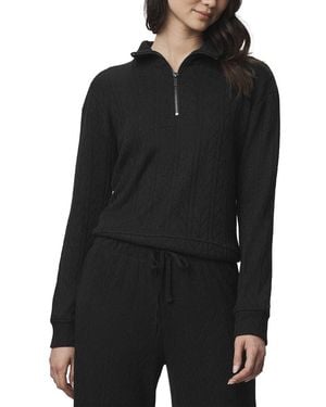 Splendid Sweatersoft 1/4-Zip - Black