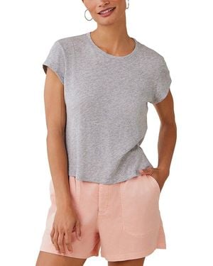 Bella Dahl Baby Crew T-Shirt - Gray