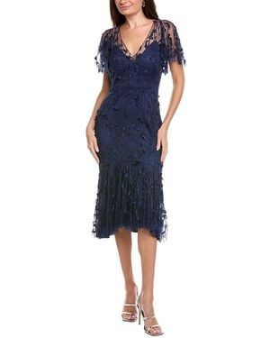 sachin and babi light blue dress Petals – THEIA main image 1