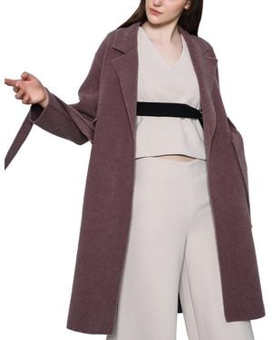 MALABO Wrap Coat - Purple