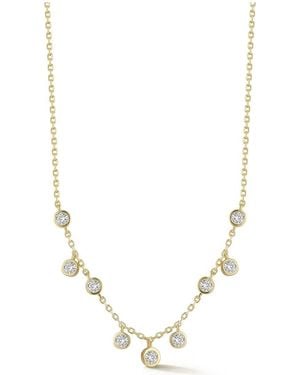 Glaze Jewelry 14K Over Cz Necklace - Natural