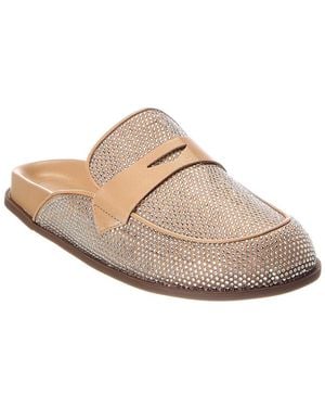 SCHUTZ SHOES Ava Leather Mule - White