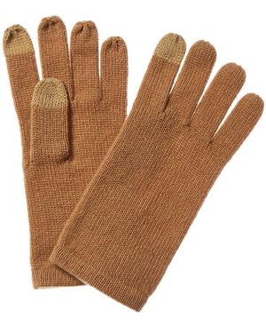 Phenix Cashmere Tech Gloves - Brown