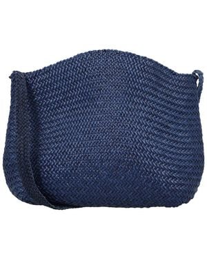 Dragon Diffusion Santa Marta Leather Crossbody - Blue