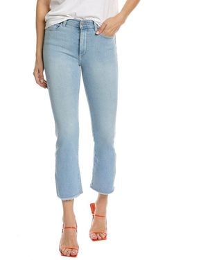 DL1961 Bridget Boot High-Rise Instasculpt Baby Raw Ankle Cut Jean - Blue
