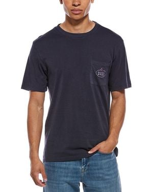 Scotch & Soda Garment-Dyed Pocket T-Shirt - Blue