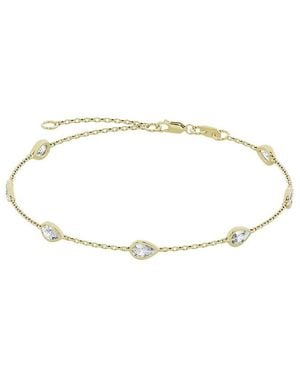 Lab Grown Diamonds 14K 2.00 Ct. Tw. Lab-Grown Diamond Station Bracelet - White