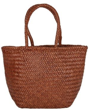 Dragon Diffusion Grace Small Leather Tote - Brown