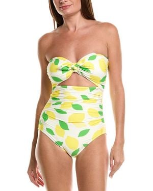 Kate Spade Bandeau One-Piece - Green