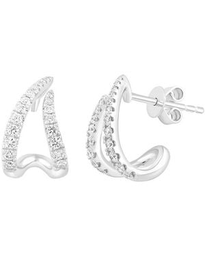 Effy Fine Jewelry 14K 0.32 Ct. Tw. Diamond Earrings - White