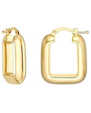 HAWLEY ST 14K Geometric Earrings - Metallic