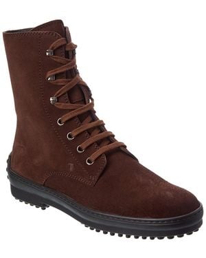 Tod's Suede Boot - Brown