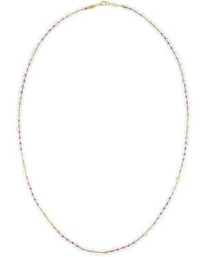 Bea Bongiasca Wow 9K & 256.80 Ct. Tw. Rock Crystal Beaded Necklace - White