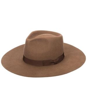 San Diego Hat Julian Wool Fedora - Brown