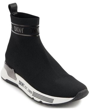 DKNY Neddie Pull-on Sock Trainers - Black