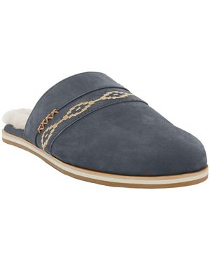 Hari Mari Casita Leather Slipper - Blue
