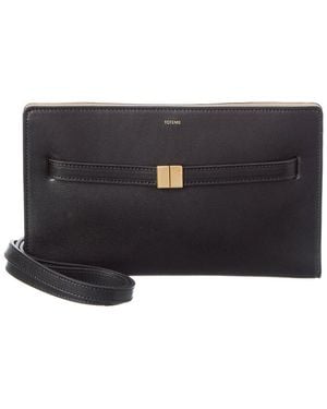 TOTEME Belted Leather Crossbody - Black