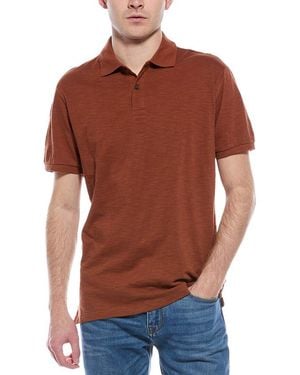 Scotch & Soda Slub Polo Shirt - Brown