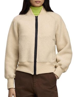 Canada Goose Sierra Fleece Label Wool-Blend Bomber Jacket - Natural