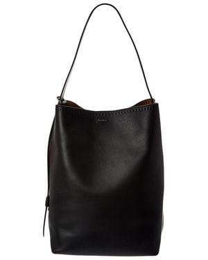 Max Mara Leather Shoulder Bag - Black