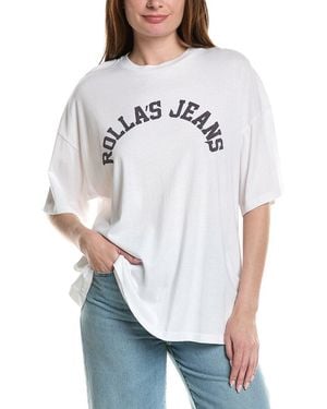 Rolla's Varsity Super Slouch T-Shirt - White