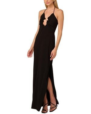 ADRIANNA EVE Solid Maxi Dress - Black