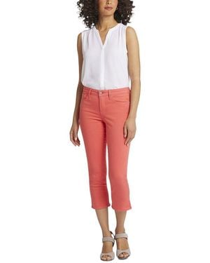 NYDJ Chloe Fruit Punch Capri Jean - Red