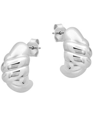 MaxColor Dangle Earrings - White