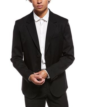 Valentino Wool-Blend Blazer - Black