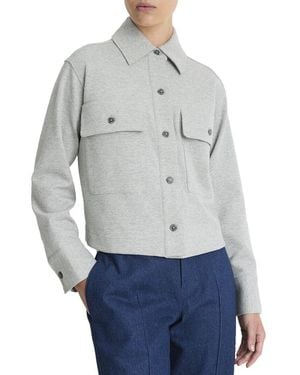 Vince Cropped Jacket - Gray