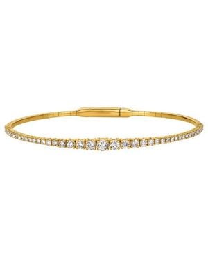 Forever Creations USA Inc. Forever Creations 14K 0.95 Ct. Tw. Diamond Flexible Bangle Bracelet - White