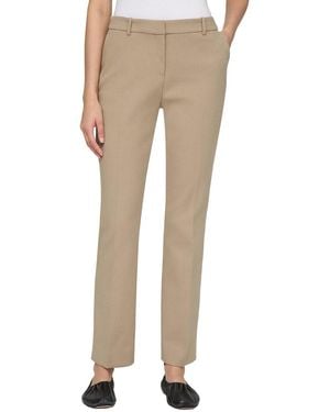Lafayette 148 New York Manhattan Slim Cigarette Ankle Pant - Natural