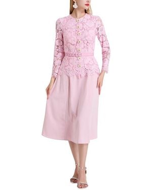 Kaimilan Midi Dress - Pink